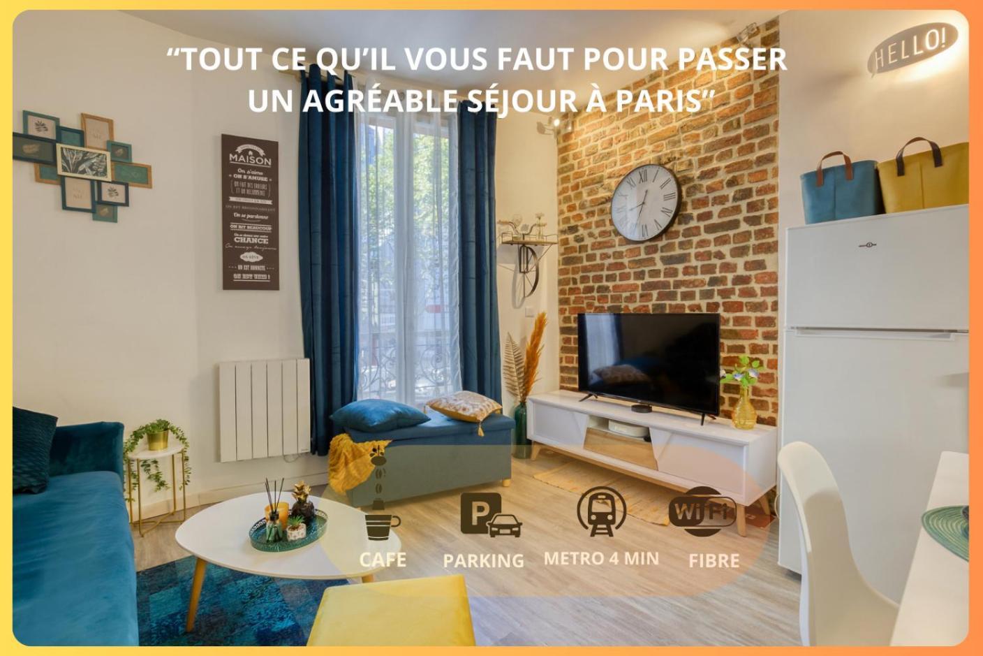 Escale A Paris Metro & Parking Apartment Saint-Ouen  Exterior photo